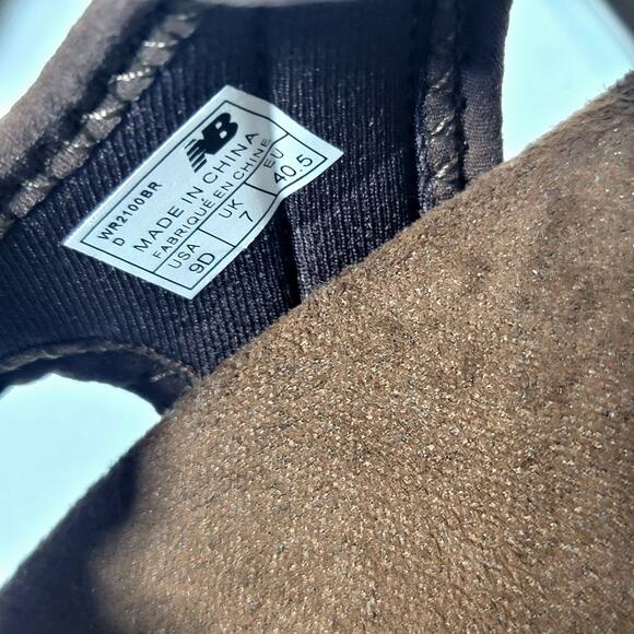 New Balance Maya Sports Sandals Nubuck Sz 9D 8.5 Brown Leather Anatomical Heel - Picture 10 of 15